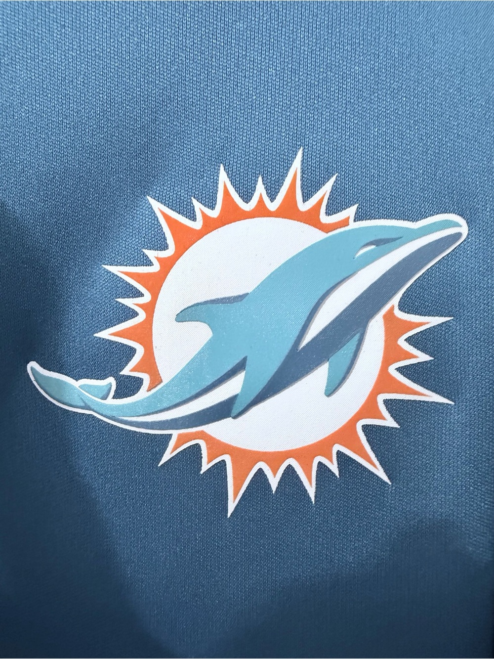 Nike Miami Dolphins Polo Shirt Size XL Aqua Orange Logo Dri-Fit NFL On Field - Picture 4 of 15